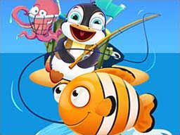 Play Baby Penguin Fishing Online on Play26.com