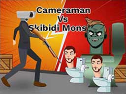 Play Cameraman vs Skibidi Monster : Fun Battle Online on Play26.com