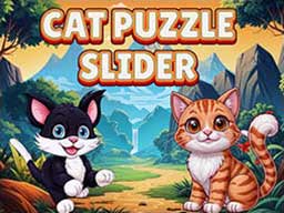 Play Cat Puzzle Slider Online on Play26.com