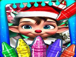 Play Christmas Elves Coloring Game Online on Play26.com