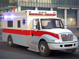 CITY AMBULANCE CAR DRIVING