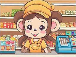 Play Cute Monkey Mart Online on Play26.com