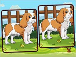 Play Dogs Spot The Differences Online on Play26.com