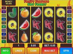 Play Fruity Fortune Slot Frenzy Online on Play26.com