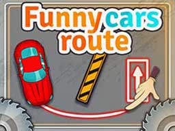 Play Funny Cars Route Online on Play26.com