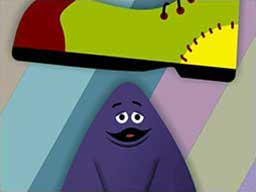 Play Grimace vs giant clown shoes Online on Play26.com