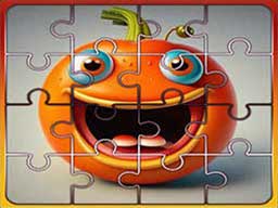 Play halloween pumpkin Jigsaw Game Online on Play26.com