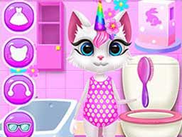 Play Kitty Unicorn Daily Care Online on Play26.com