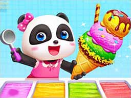 Play Little Panda Ice Cream Game Online on Play26.com