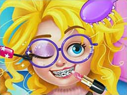 Play Nerdy Girl Makeup Salon Online on Play26.com