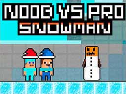 Play Noob vs Pro Snowman Online on Play26.com