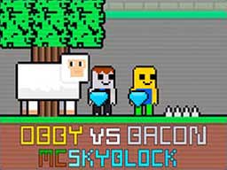 Obby vs Bacon MCSkyblock