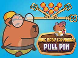 SAVE BABY CAPYBARAS - PULL PIN