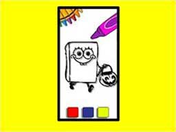 SpobgeBob Halloween Coloring Book