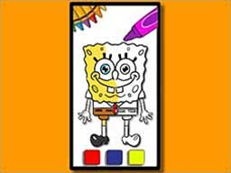 Play SpongeBob Coloring Adventure Online on Play26.com