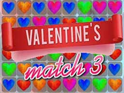 Play Valentins Match 3 Online on Play26.com