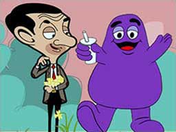 When Mr Bean meet Grimace