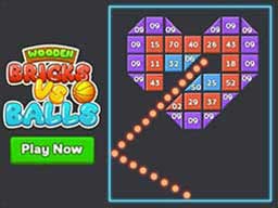 Play Wooden Bricks Vs Balls Online on Play26.com