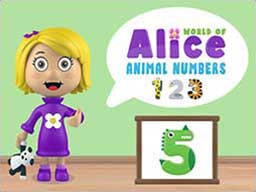 Play World of Alice   Animal Numbers Online on Play26.com