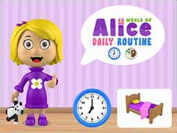 Play World of Alice   Daily Routine Online on Play26.com