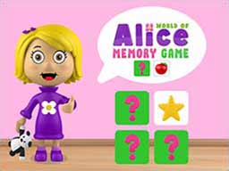 World of Alice   Memory Game