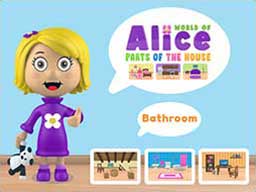 Play World of Alice   Parts of the House Online on Play26.com