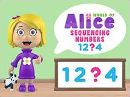 Play World of Alice Sequencing Numbers Online on Play26.com